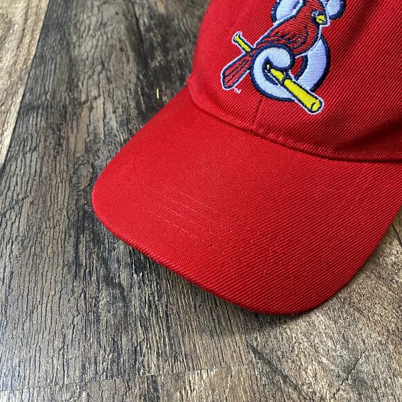 VNTG Springfield Cardinals Red Strapback Baseball Cap Minor League Adjustable - Picture 13 of 13